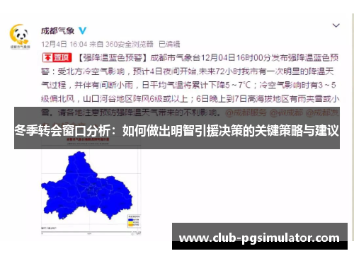 冬季转会窗口分析：如何做出明智引援决策的关键策略与建议