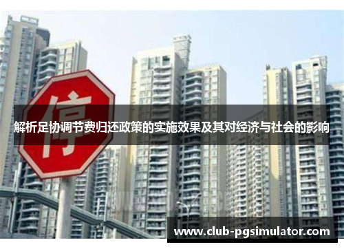 解析足协调节费归还政策的实施效果及其对经济与社会的影响